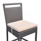 Armen Living Tropez Outdoor Patio Wicker Barstool with Water Resistant Beige Fabric Cushions LCTRBABE - alternate 2